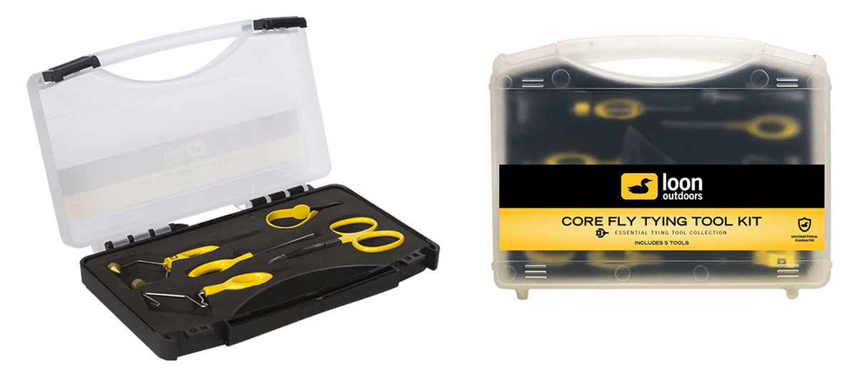 Loon Core Fly Tying Tool Kit Yellow